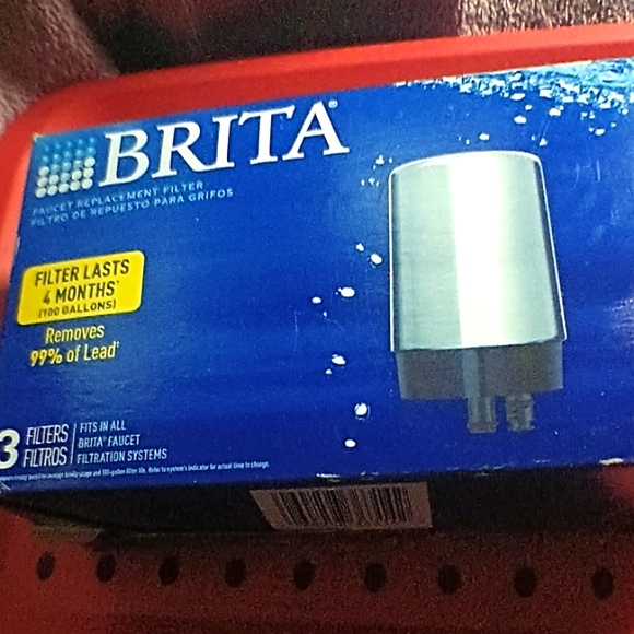 3 Brita Silver Faucet Filter Cartridges BRAND NEW - Picture 1 of 5
